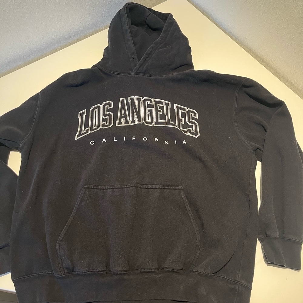 John Galt Christy Los Angeles Hoodie Black  One Size